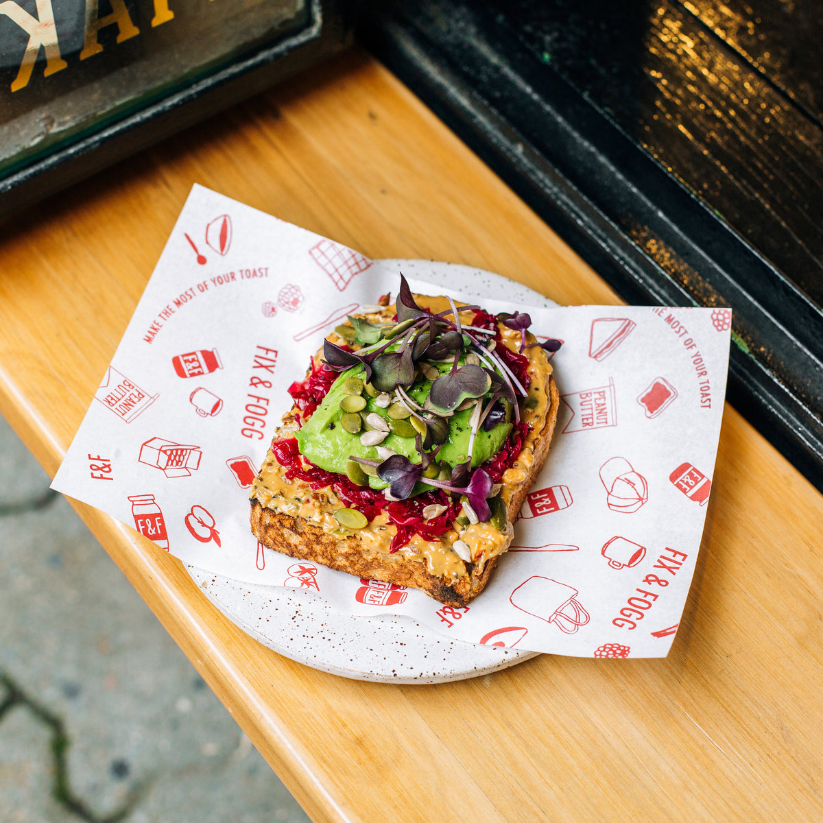 Fix & Fogg SMOKE AND FIRE AVOCADO TOAST